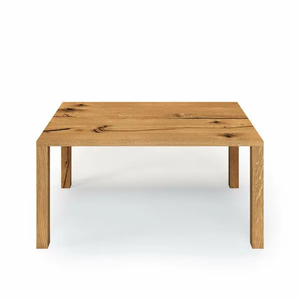Essstisch Holz Massivholz Vollholztisch Holzbeine Wildeiche Erria V1