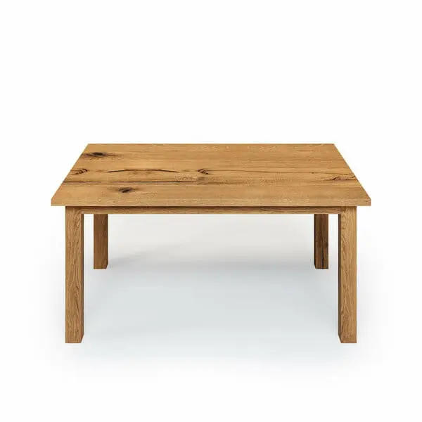 Essstisch Holz Massivholz Vollholztisch Holzbeine Wildeiche Juno V1