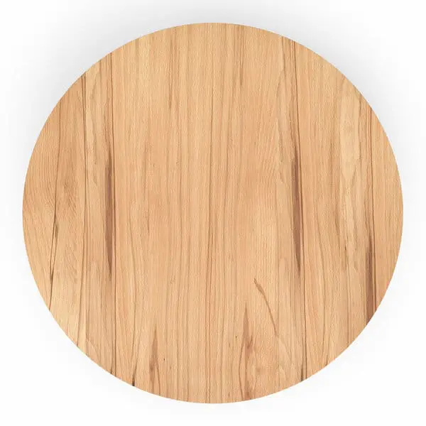 Tischplatte Holz Rund Massivholz Nach Maß Kernbuche Gerade Kante V2