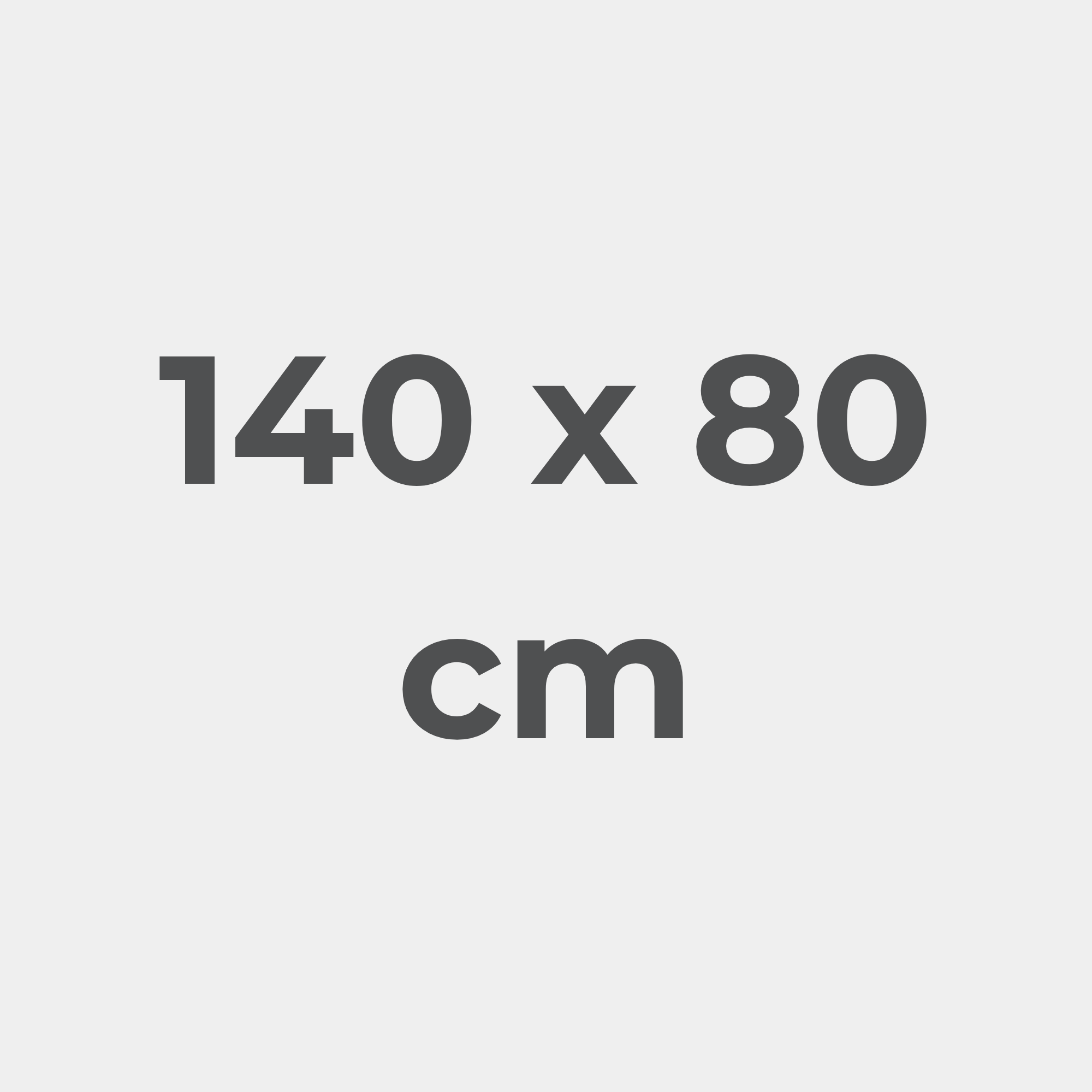 140x80 cm