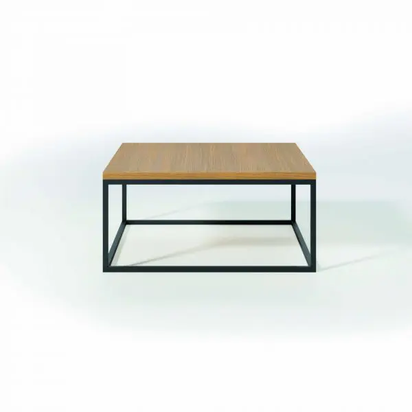 Couchtisch Kaufen Astfreie Eiche Massiv Stahl Rahmen Wuerfel Front Schwarz