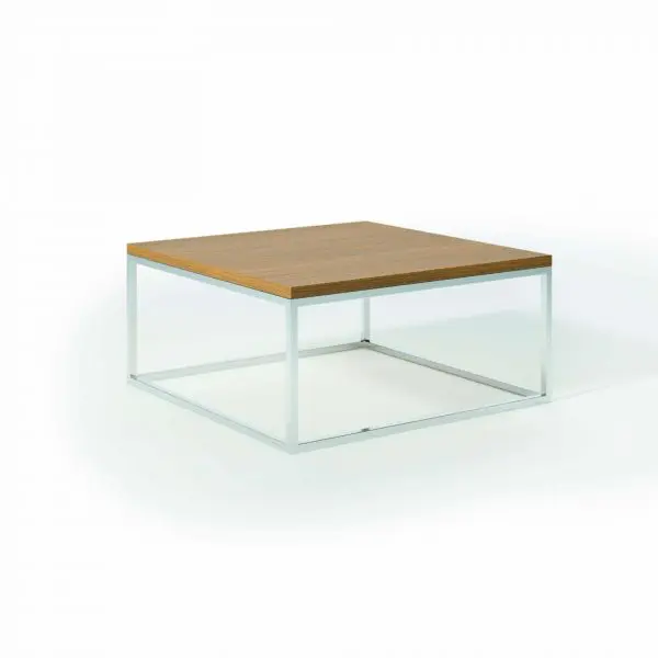 Couchtisch Kaufen Astfreie Eiche Massiv Stahl Rahmen Wuerfel Weiß Seite