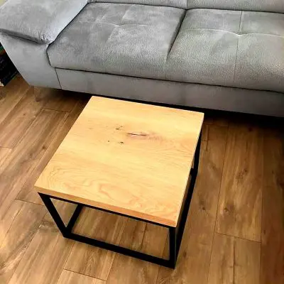 Couchtisch Rusikale Eiche Wuefel Stahlrahmen Kaufen Kundenfoto