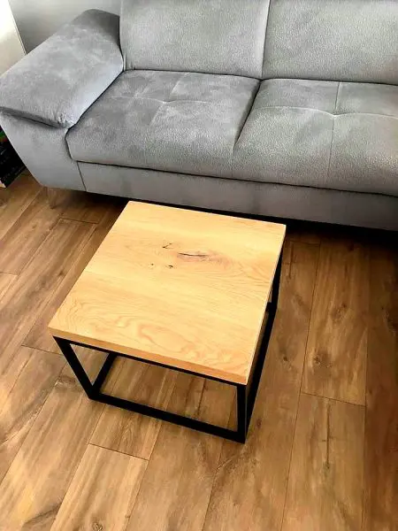 Couchtisch Rusikale Eiche Wuefel Stahlrahmen Kaufen Kundenfoto
