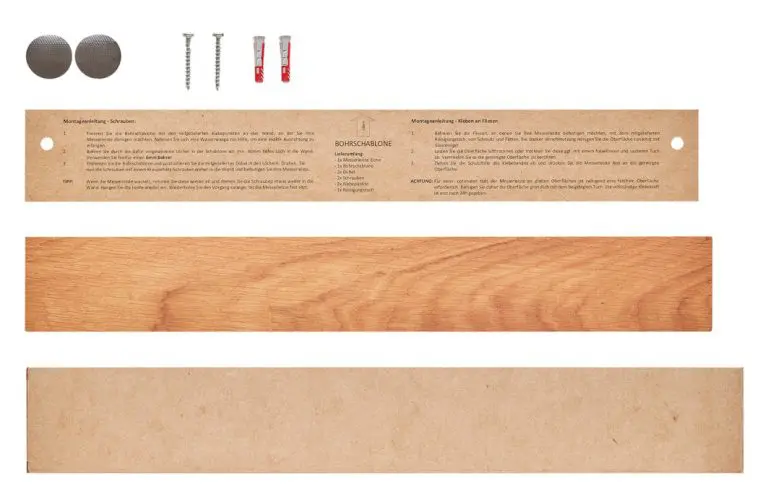 Lieferumfang Messerhalter Holz