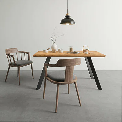 Massivholz Esstisch Minimalistisch Wildeiche Nach Maß Tania Tischbeine