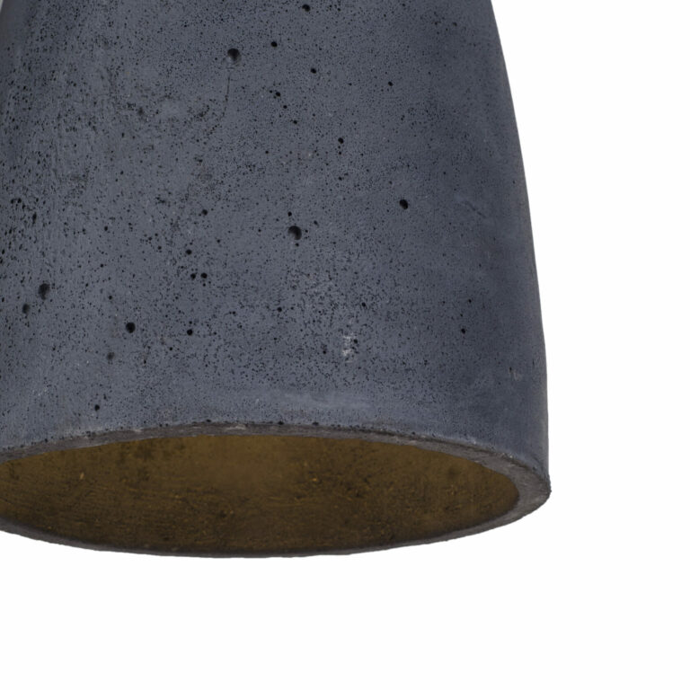 Febe M Pendelleuchte Anthrazit Beton Wohnholz