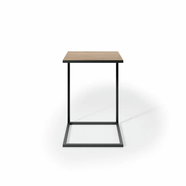 Beistelltisch Lagas Rustikale Eiche Frontansicht