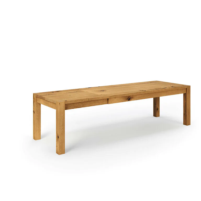 Essstisch Ausziebar Holz Massivholz Wildeiche Belus Ausziehtisch V1