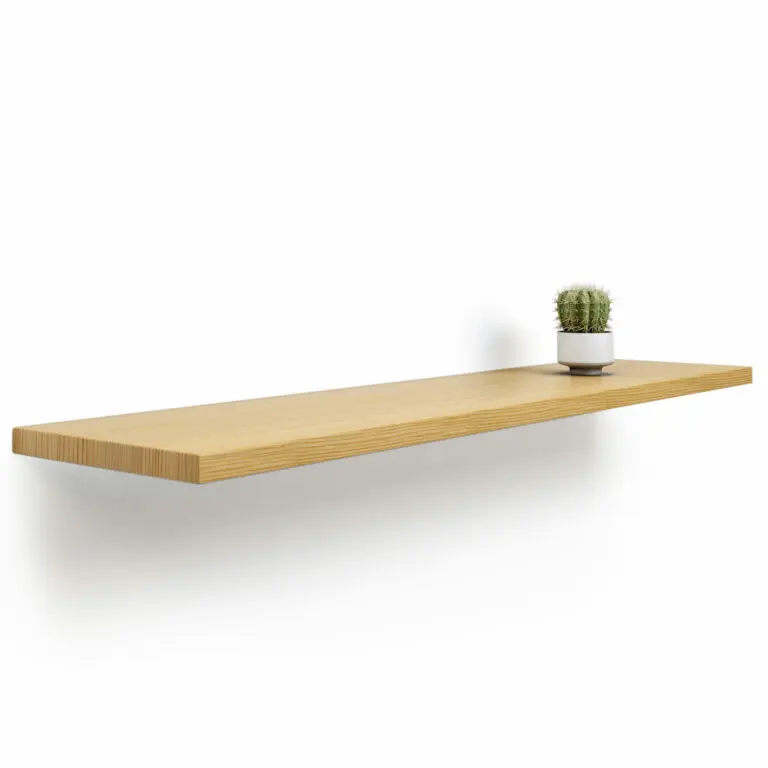 Wandregal Wandboard Schweberegal Esche Massiv Holz Gerade Kante Kaufen