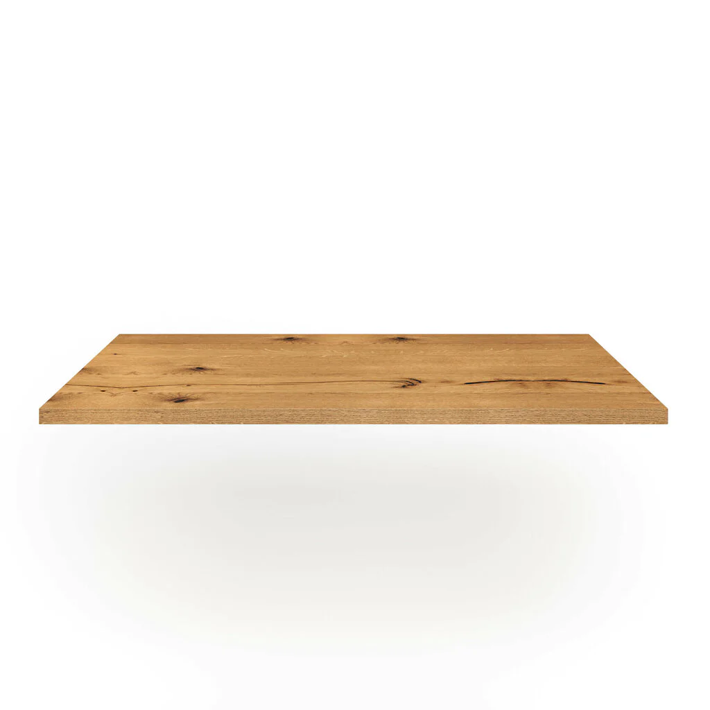 Tischplatte Wildeiche Massiv Gerade Kante Rustikal Asteiche Kaufen Detail