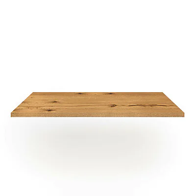 Tischplatte Wildeiche Massiv Gerade Kante Rustikal Asteiche Kaufen Detail