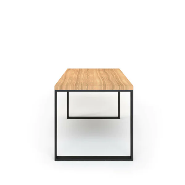 Esstisch Massivholz Esche Nach Maß Metall Alus Seite