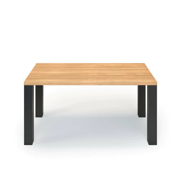 Esstisch Massivholz Esche Nach Maß Metallbeine Cranus Front