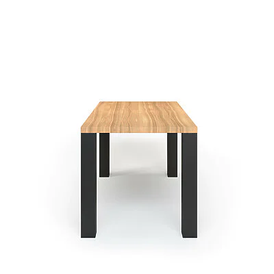 Esstisch Massivholz Esche Nach Maß Metallbeine Cranus Seite