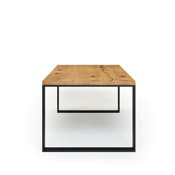 Esstisch Massivholz Wildeiche Nach Maß Metall Alus Seite