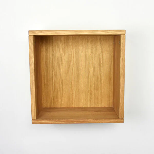 Regalwuerfel Holz Eiche Wand Cube Geoelt Massiv