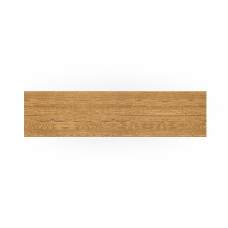 Eiche Brett Massiv Holz Ablage Regalbrett Schweizer Kante Draufsicht