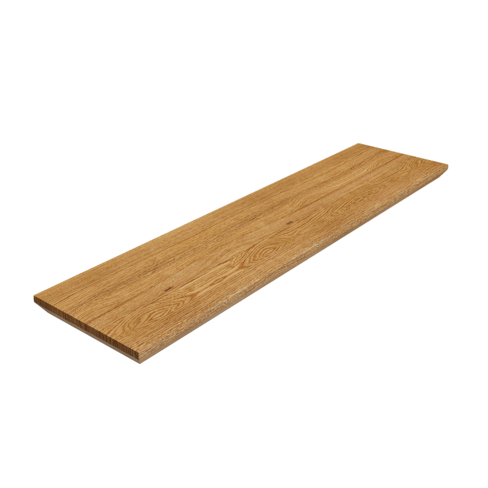 Eiche Brett Massiv Holz Ablage Regalbrett Schweizer Kante Seite