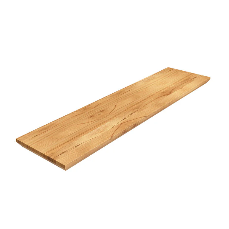 Kernbuche Brett Massiv Holz Ablage Regalbrett Schweizer Kante Seite