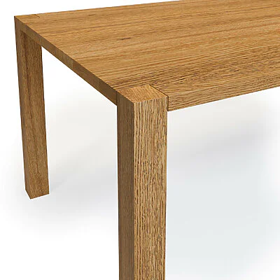 Essstisch Holz Massivholz Vollholztisch Holzbeine Eiche Fohla V5