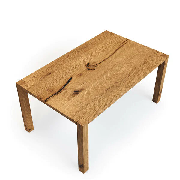 Essstisch Holz Massivholz Vollholztisch Holzbeine Wildeiche Fohla V4