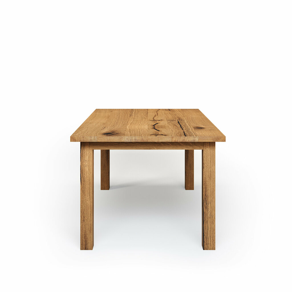 Essstisch Holz Massivholz Vollholztisch Holzbeine Wildeiche Juno V3