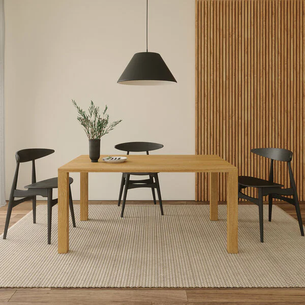 Esstisch Holz Massivholz Vollholz Holzbeine Eiche Wohnzimmer Erria V1