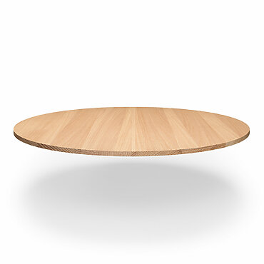 Tischplatte Holz Rund Massivholz Nach Maß Buche Gerade Kante V1