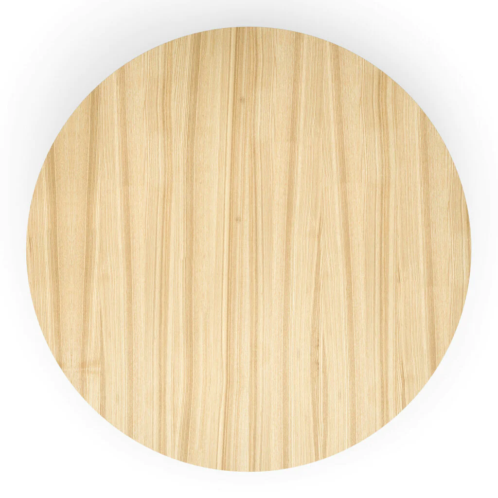 Tischplatte Holz Rund Massivholz Nach Maß Esche Gerade Kante V2