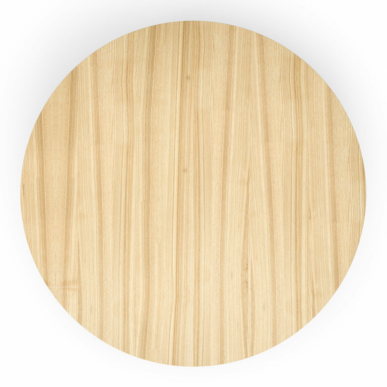 Tischplatte Holz Rund Massivholz Nach Maß Esche Gerade Kante V2