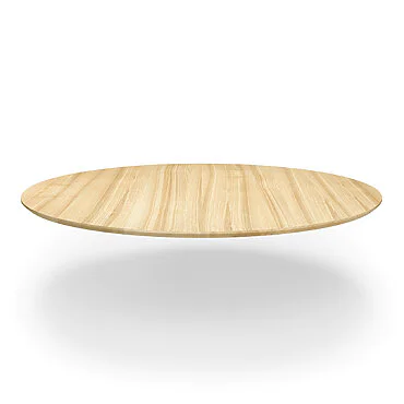 Tischplatte Holz Rund Massivholz Nach Maß Esche Schweizer Kante V3