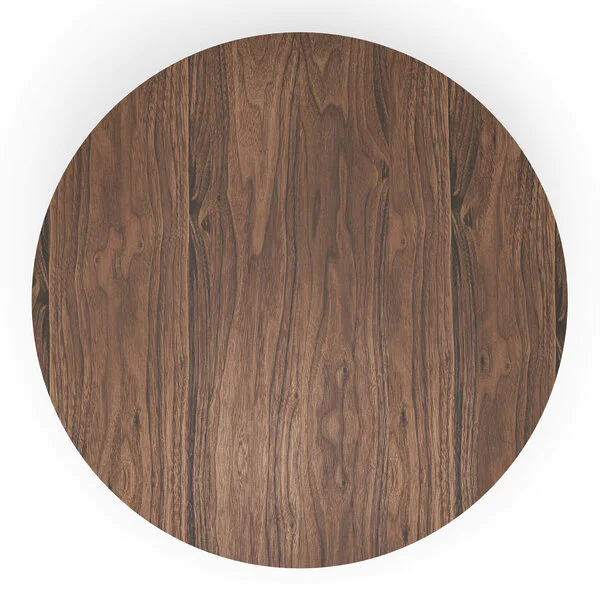 Tischplatte Holz Rund Massivholz Nach Maß Nussbaum Gerade Kante V2