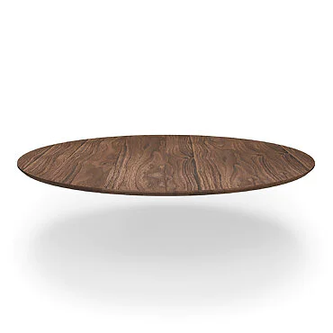 Tischplatte Holz Rund Massivholz Nach Maß Nussbaum Schweizer Kante V3