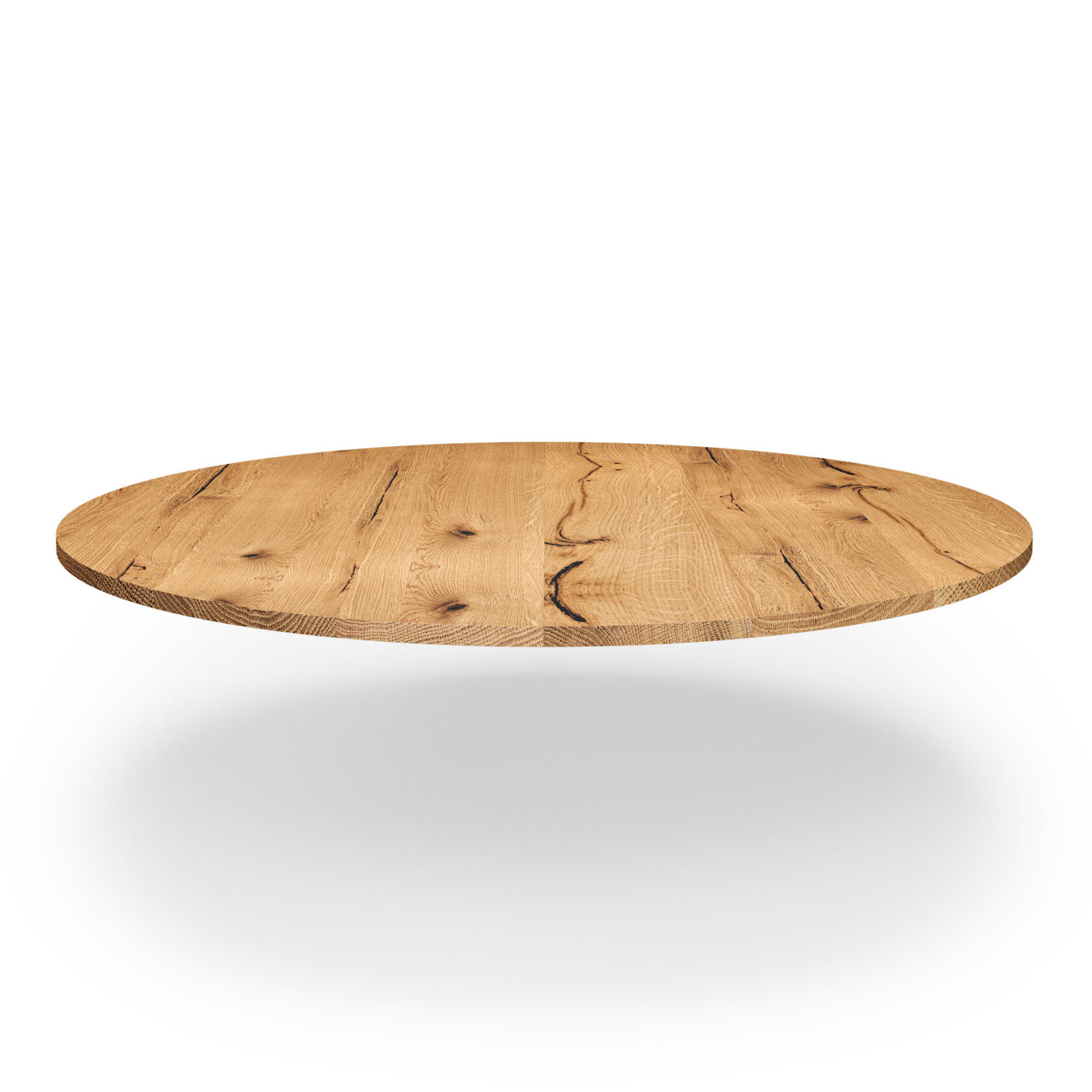 Runde Tischplatten aus Massivholz nach Maß