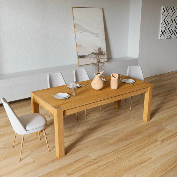 Esstisch Holz Massivholz Vollholz Holzbeine Eiche Esszimmer Belus V2