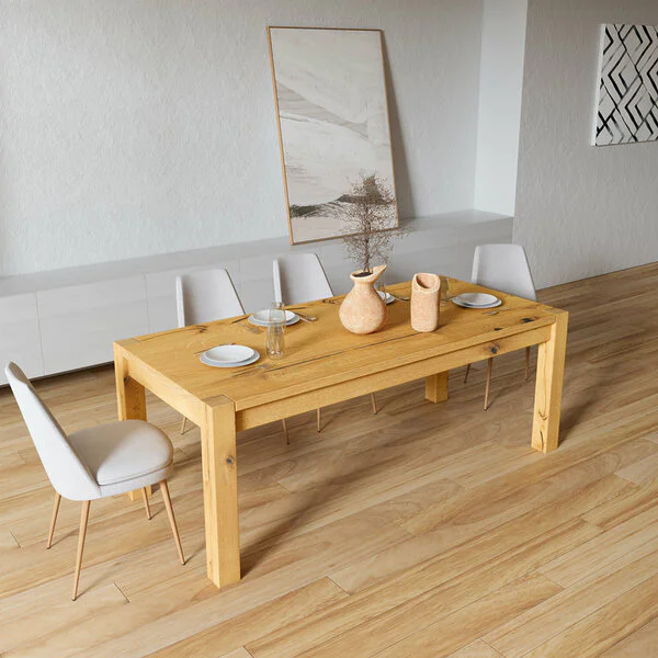 Esstisch Holz Massivholz Vollholz Holzbeine Wildeiche Esszimmer Belus V2