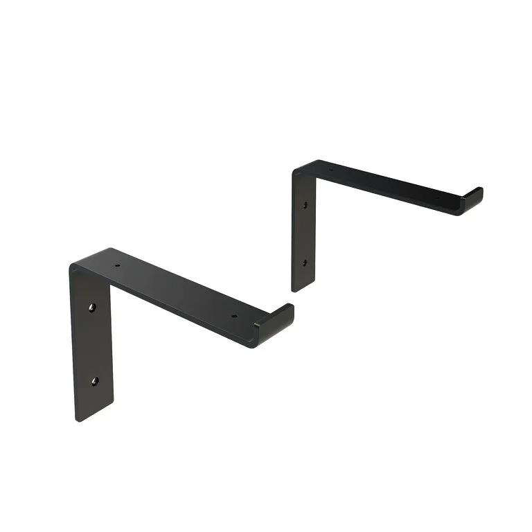 Regalhalter Runa Metall Schwarz Fuer Wandmontage Falchstahl Offen